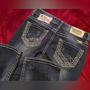 Rock & roll cowgirl mid rise denim